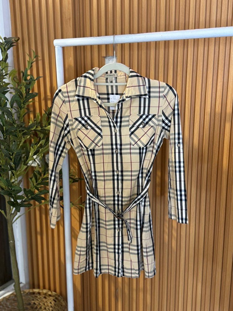 Fashion nova burberry dress clearance