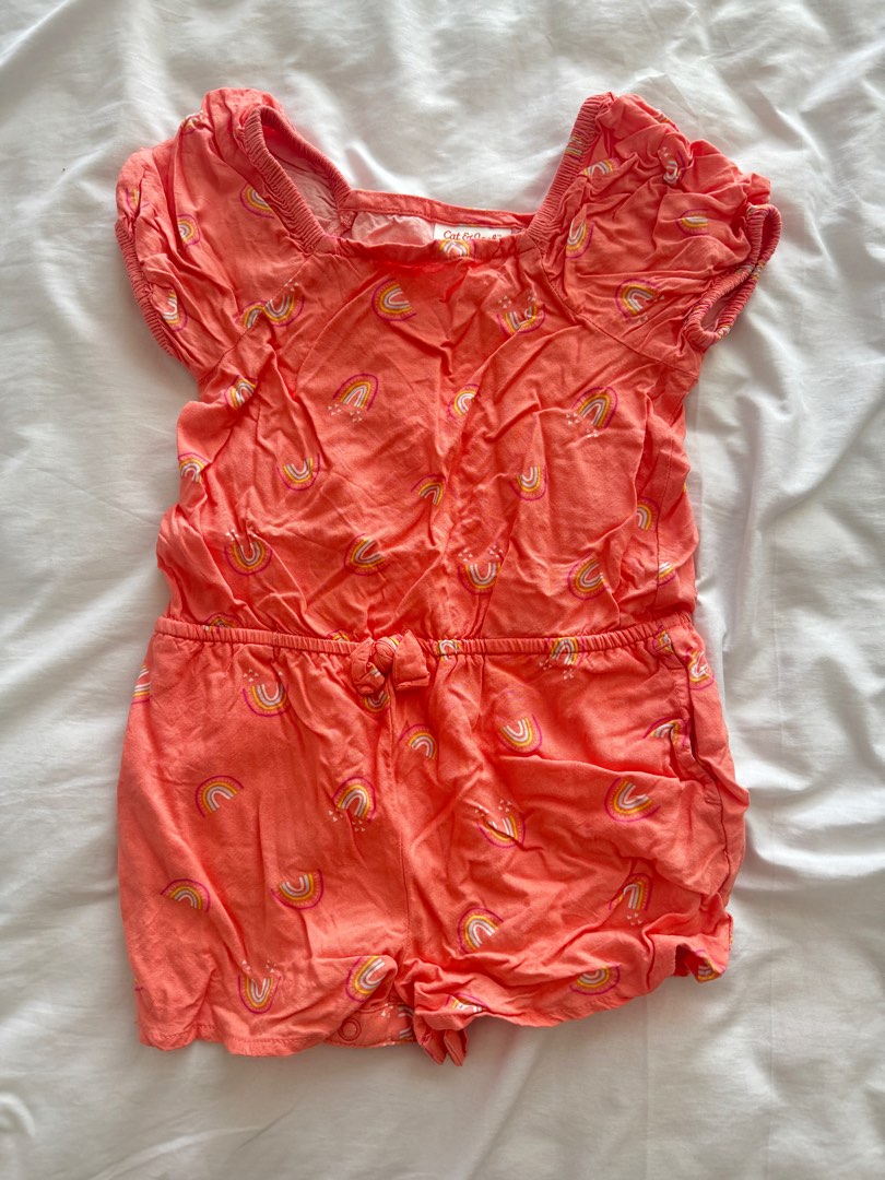 Cat Jack rainbow romper Babies Kids Babies Kids Fashion on Carousell