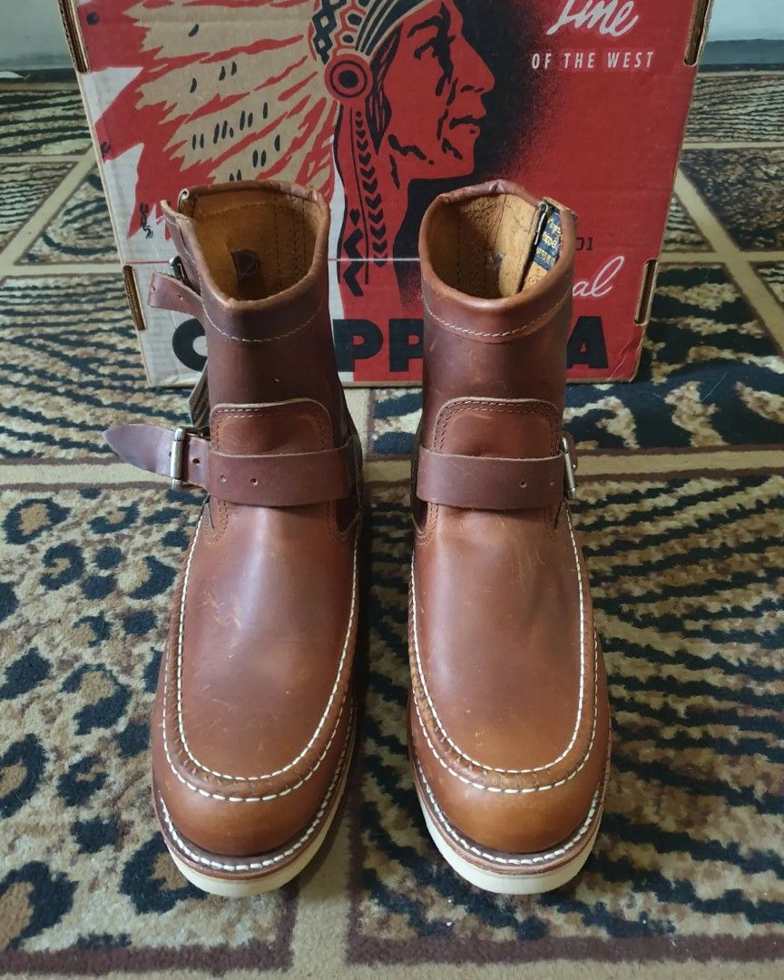 Chippewa highlander engineer boots
