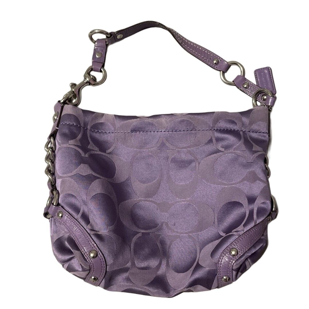 Coach purse with purple lining shop