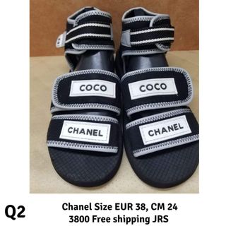 Coco chanel sandals velcro shop
