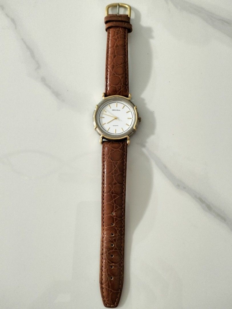 Delvina quartz watch price on sale