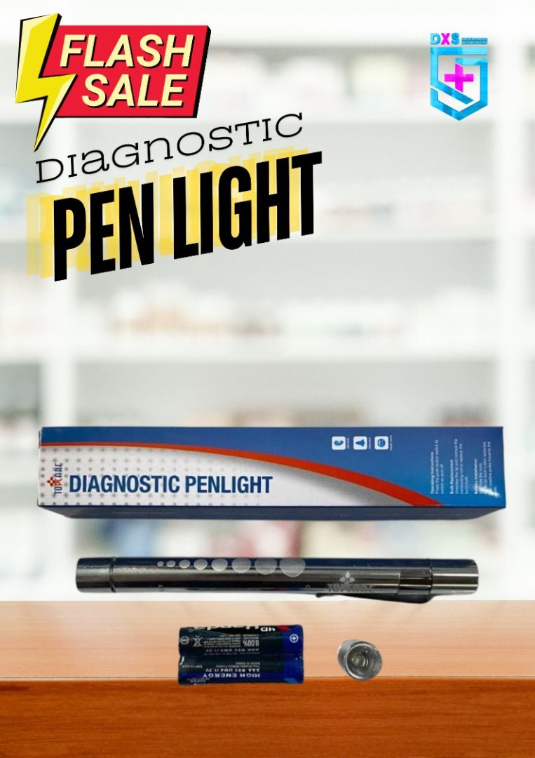 DIAGNOSTIC PENLIGHT (Category: Medical Supplies & Tools) located in Quezon City. Submitted by dxs_zyra (Listing ID 1322824382, Image 1). Description: AVAILABLE ON STOCK✨ BUY YOUR NEEDS NOW, HERE IN OUR SHOP! WE HAVE ALL KINDS OF MEDICAL SUPPLIES THAT YOU NEED! “DXS ENTERPRISES INC.” MEDICAL SUPPLIES AND EQUIPMENT! WE ACCEPT RETAIL AND BULK ORDERS!! Visit us at: Pin: DXS ENTERPRISES INC. Warehouse Address: 18 Rest Haven St. Brgy. Bungad Project & 