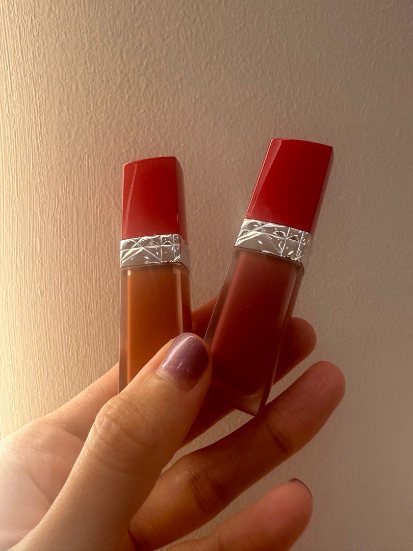 Dior Rouge Dior Ultra Care Lip in 786 and 707 Beauty Personal Care Face Makeup on Carousell