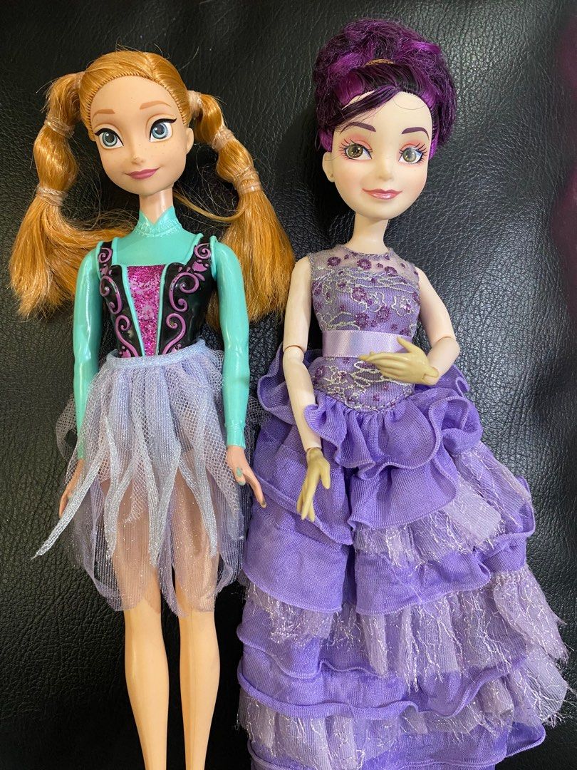 Disney Descendants Mal and Anna Barbie Doll Bundle Hobbies Toys Toys Games on Carousell