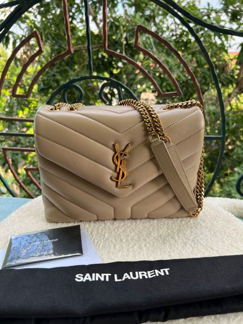 Fast Sale VGC YSL Loulou Small Beige Latte 2021 Nett Exclude ongkir