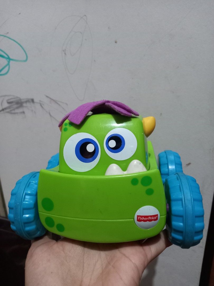 Fisher price press n go monster truck green shop