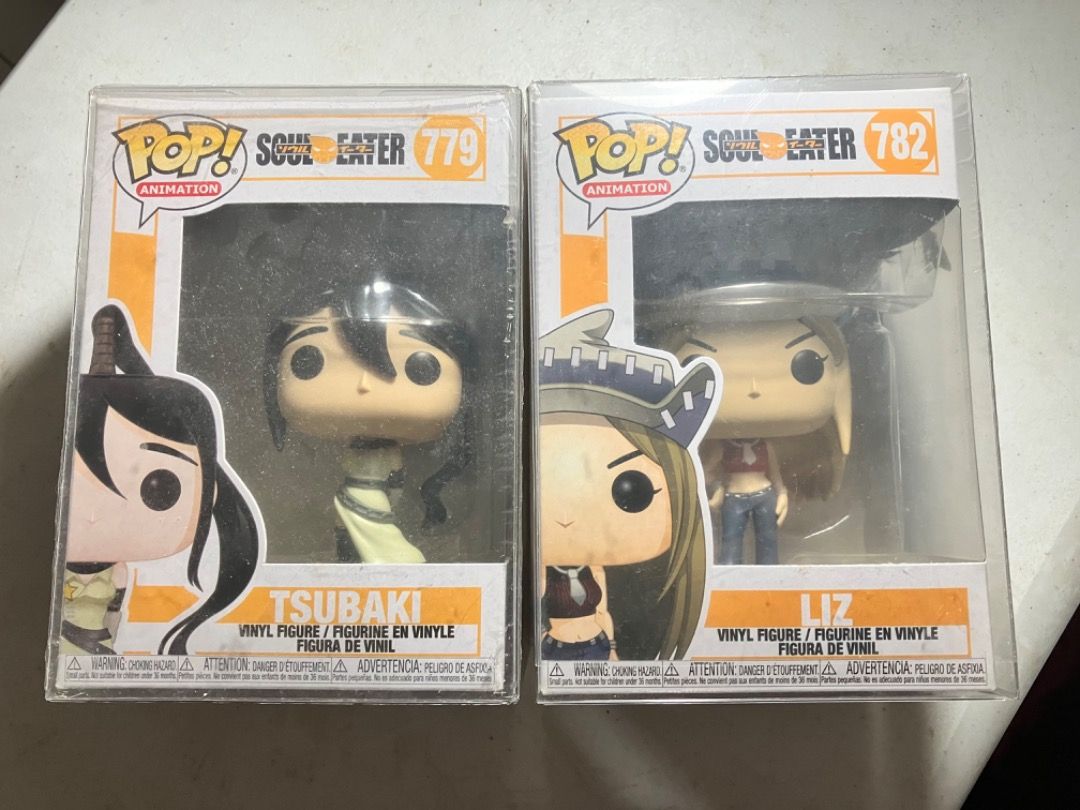 FS Soul Eater Funko (Category: Designer & Blind Box Toys) located in Manila. Submitted by mackyb0y (Listing ID 1322871695, Image 1). Description: FS Soul Eater Funko 779 and 782 🔴 Box condition: 9/10 Mint/NOOB 💯 🔴 With free protector 🔴 Pop location: Tondo Manila 🔴 Shipping: Buyers expense 🔴 MOD: LBC/ Lalamove 🔴 MOP: Gcash/COD.