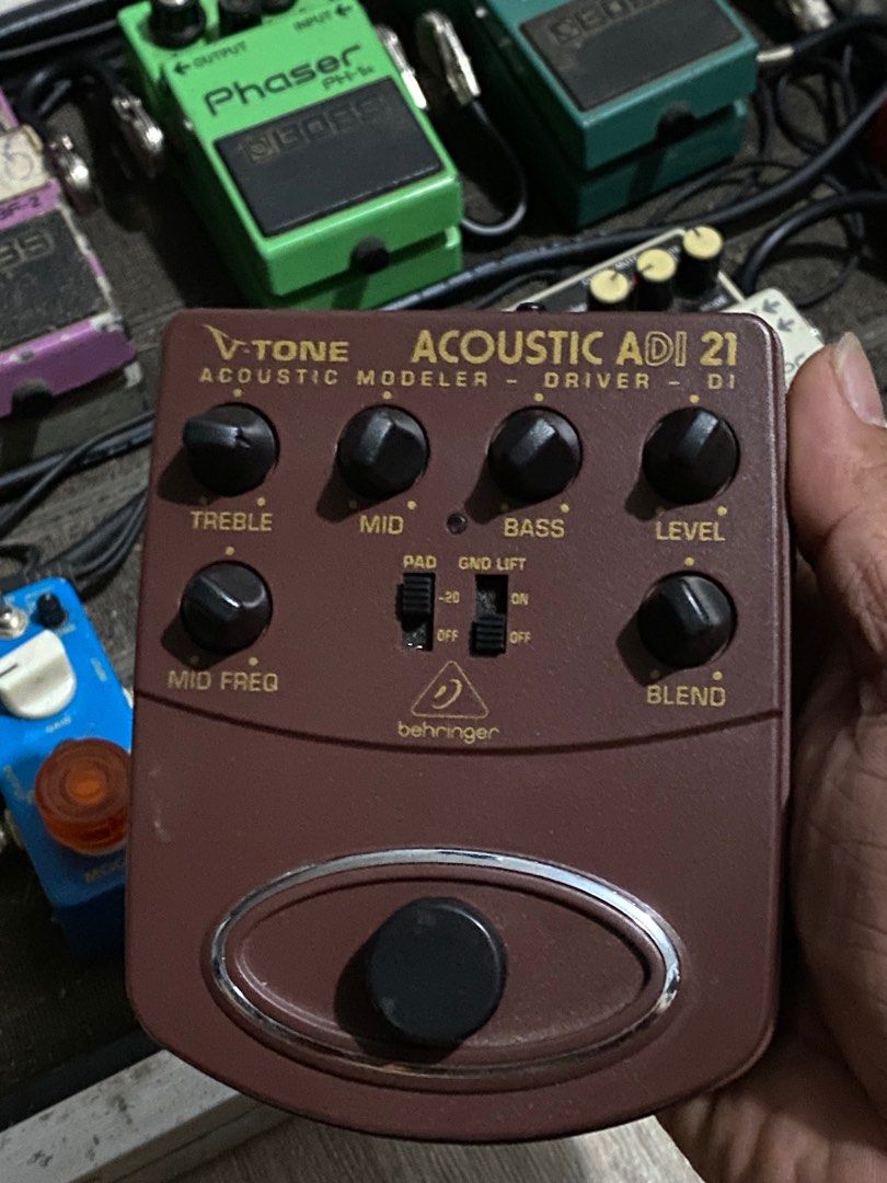 Guitar and Bass Effects (Category: Musical Instruments) located in Tanay. Submitted by bentomendez (Listing ID 1322840131, Image 1). Description: For Sale or Trade: Joyo Multimode Wah/Volume II 3K With box Behringer Chromatic Tuner 2.3K Bought in Japan Behringer Acoustic ADI21 3K Bought in Japan Joyo Crunch Distortion 1K You can test the unit in Tanay, Rizal. RFS: need funds. Message to negotiate..