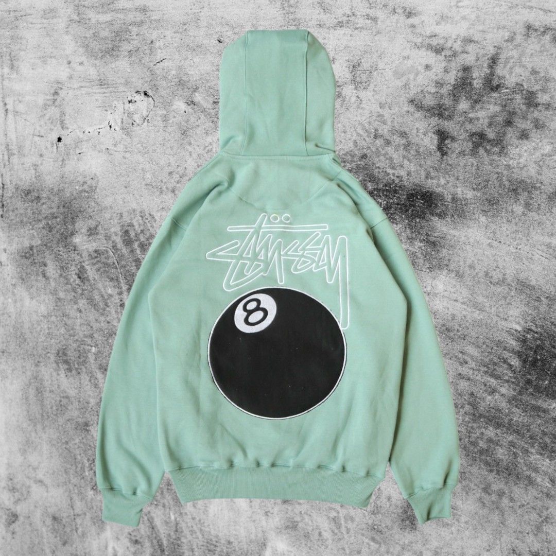 Stussy mint hoodie sale