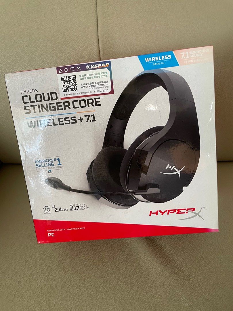 HyperX Cloud wireless （分類：電腦鍵盤及相關產品）位於 Hong Kong。 由 bastenhk 提交（商品編號 1322774509，圖片 1）。簡介： 全新未開盒, 新舊如圖 。