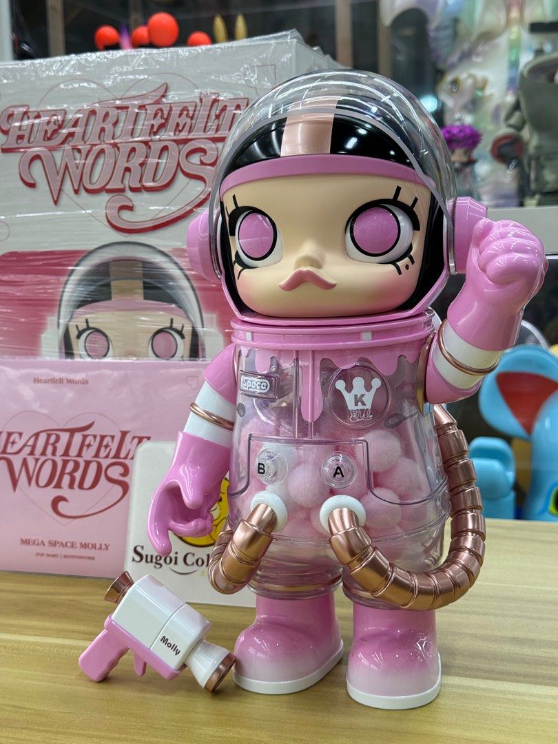 In Stock] Pop Mart Mega Space Molly Heartfelt Words 400