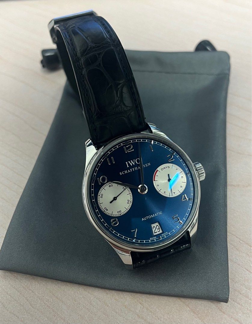 IWC Portuguese IW500112 7 Days Laureus Limited edition 1000 piece
