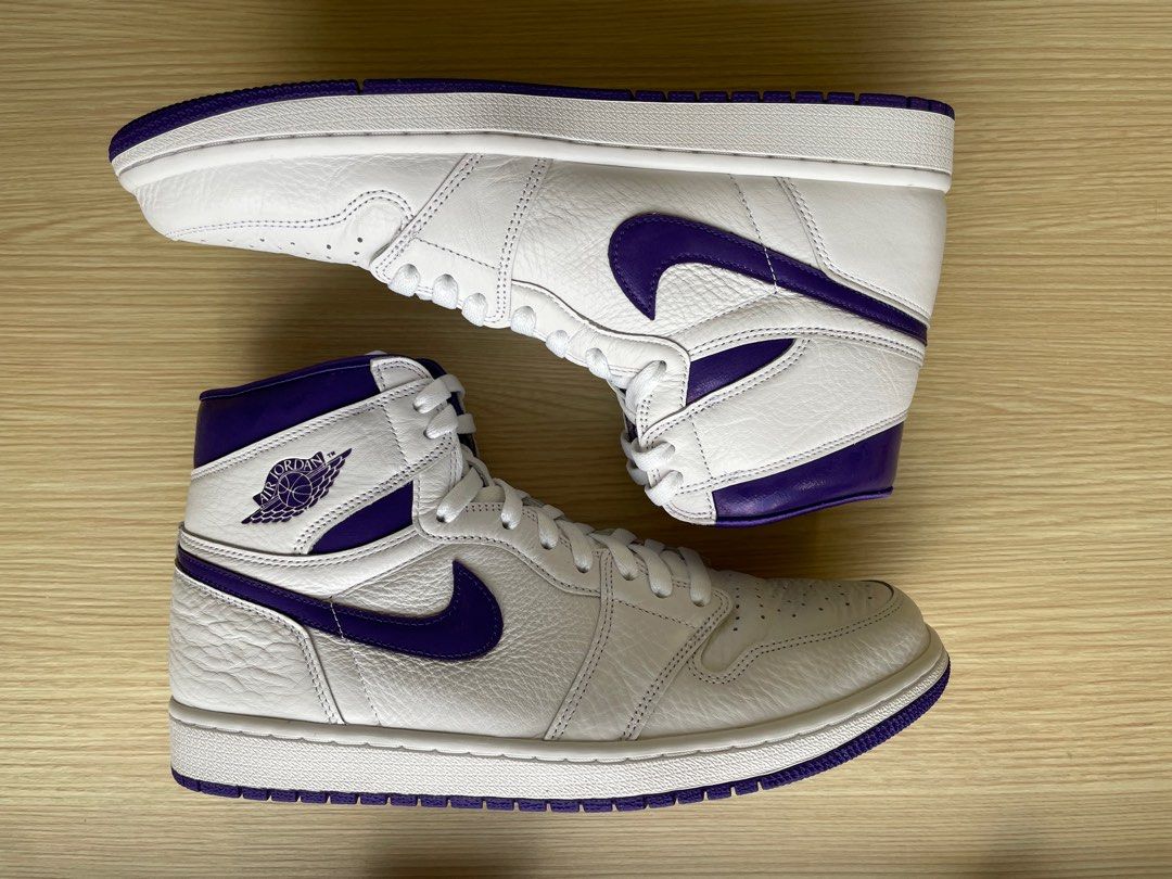 Jordan 1 High Court Purple Women s in US 12 10.5 for men Carousell