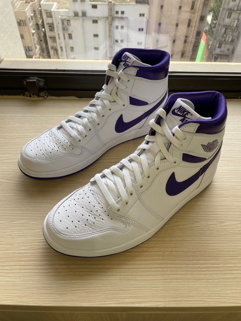 Jordan 1 High Court Purple Women s in US 12 10.5 for men Carousell