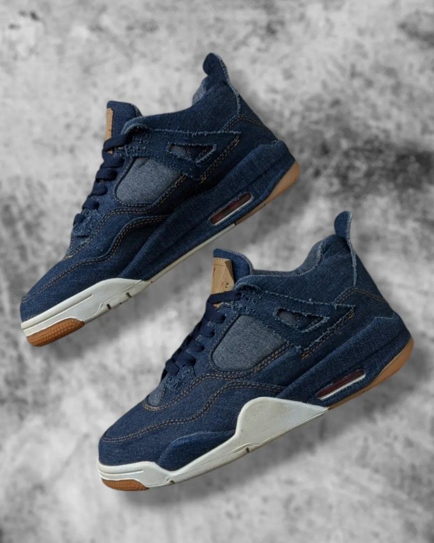 Jordan x Levi's, Fesyen Pria, Sepatu Sneakers di Carousell