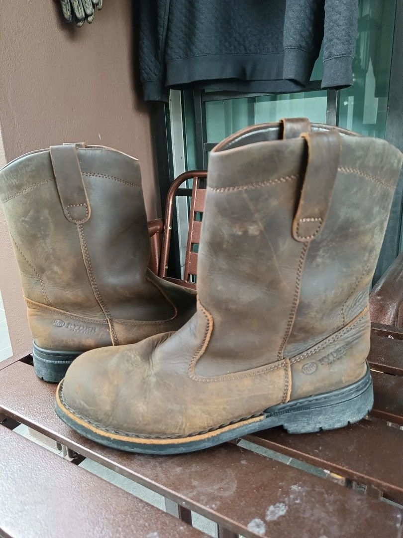 Kasut Safety Toe Preloved Ryder, Women's Fashion, Footwear, Boots on Carousell