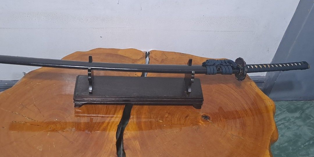 Katana Display sword (Category: Vintage Collectibles) located in Quezon City. Submitted by chrisconradbautista (Listing ID 1322887604, Image 1). Description: Katana Display Sword Made in Japan in very good condition standard size 39 inches sword not sharp made of non magnetic steel Sword Stand not included shipping fee not included.