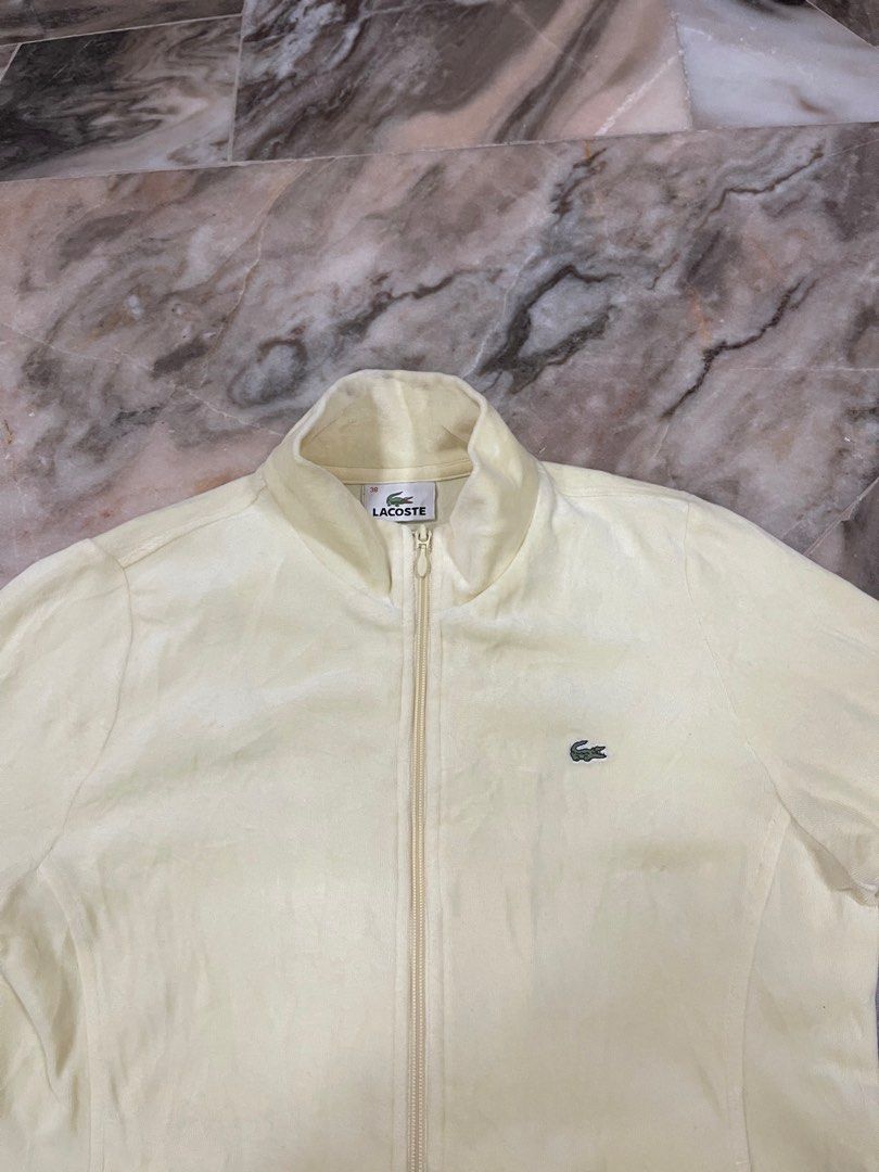 Lacoste yellow jacket deals
