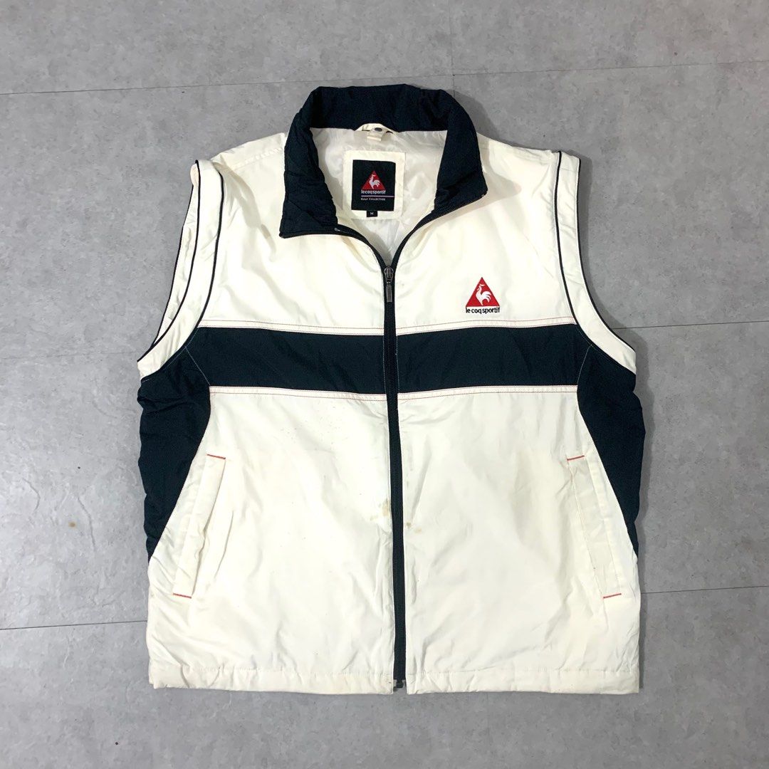 Le Coq Sportif WB, Fesyen Pria, Pakaian Baju Luaran di Carousell
