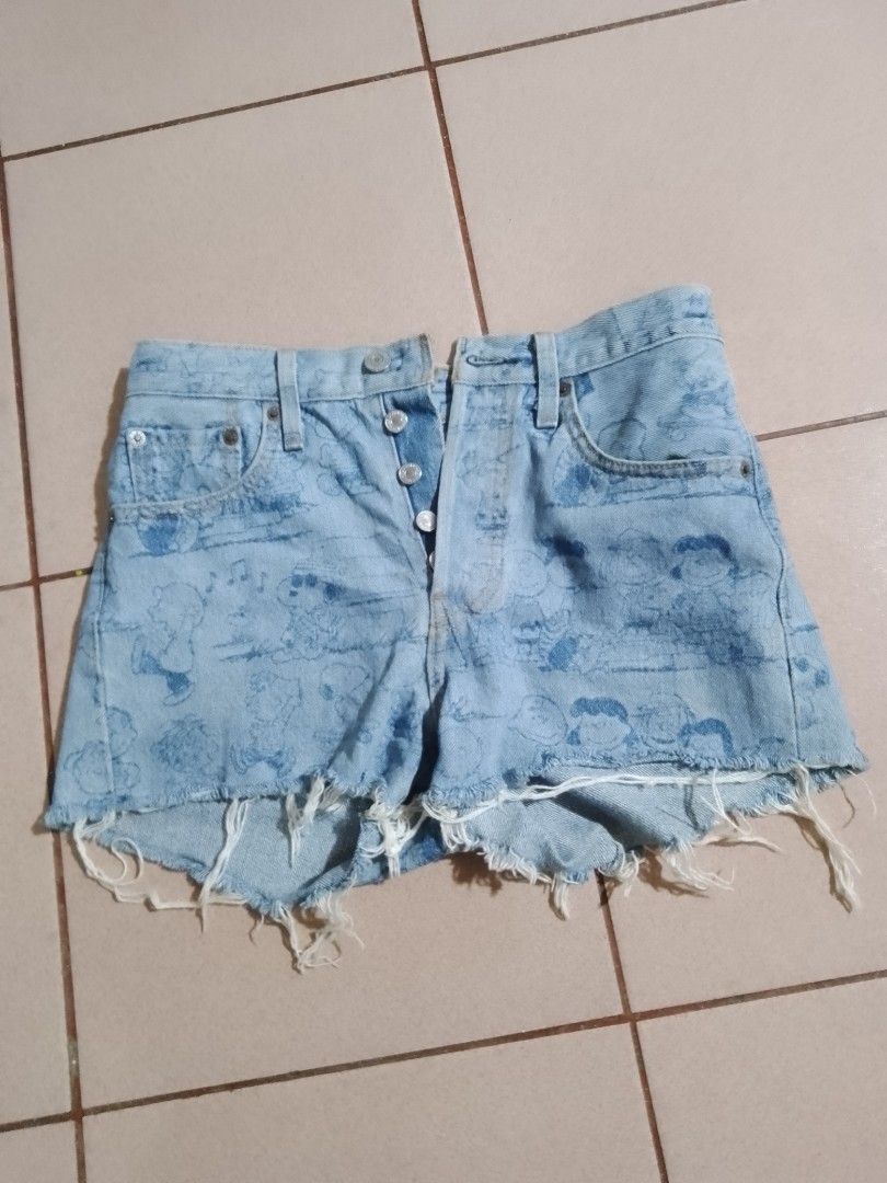 Levi s X Peanuts 501 High Rise Shorts