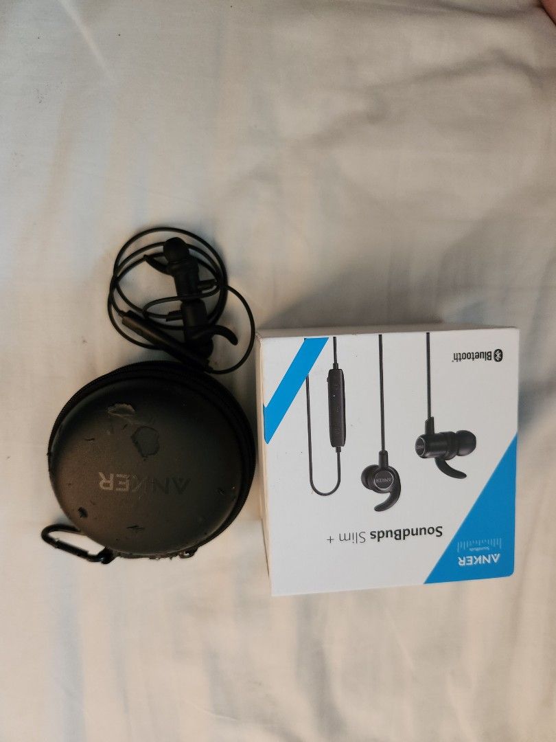 Anker Bluetooth Earphones Wireless Anker Soundbuds Slim+ Anker