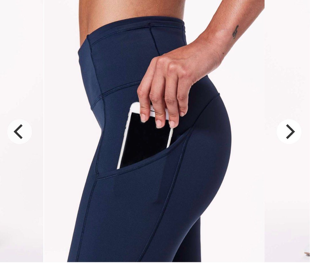 Lululemon Fast Free 7 8 Tights II Nulux 25 XS Asia Fit Women s Fashion Activewear on Carousell