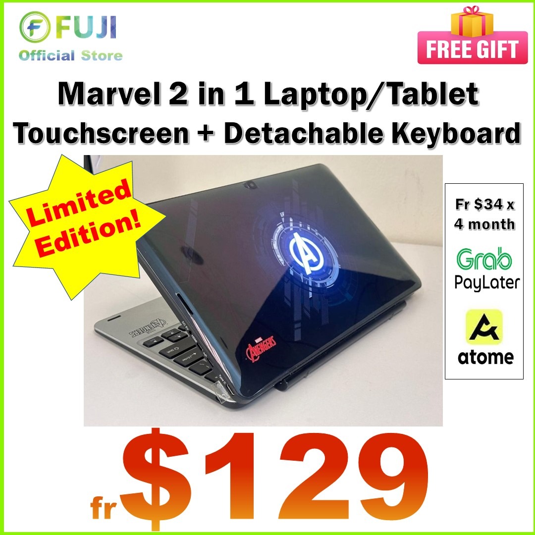 Marvel Avengers [Limited Edition] 2 in 1 Intel Win Laptop + Tablet ...