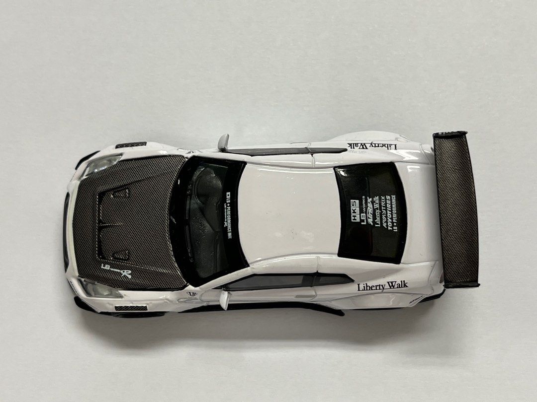Minigt Mini GT NO 68 LB WORKS Nissan GT-R GTR R35 White size