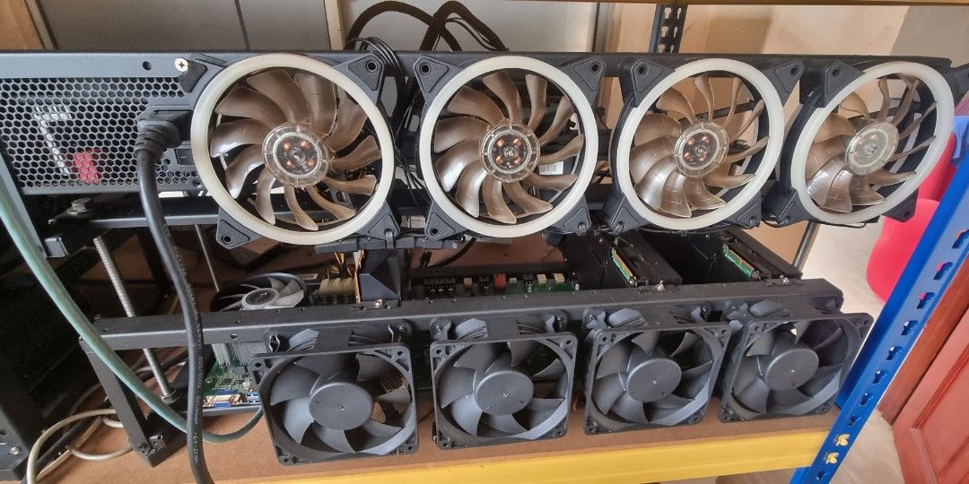 Iron Tech Rig Mining Rig, Computers & Tech, Parts & Accessories, Computer Parts on ...