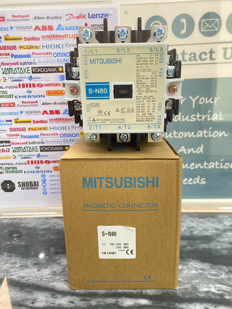 MITSUBISHI Magnetic Contactor | S-N80, Commercial & Industrial ...