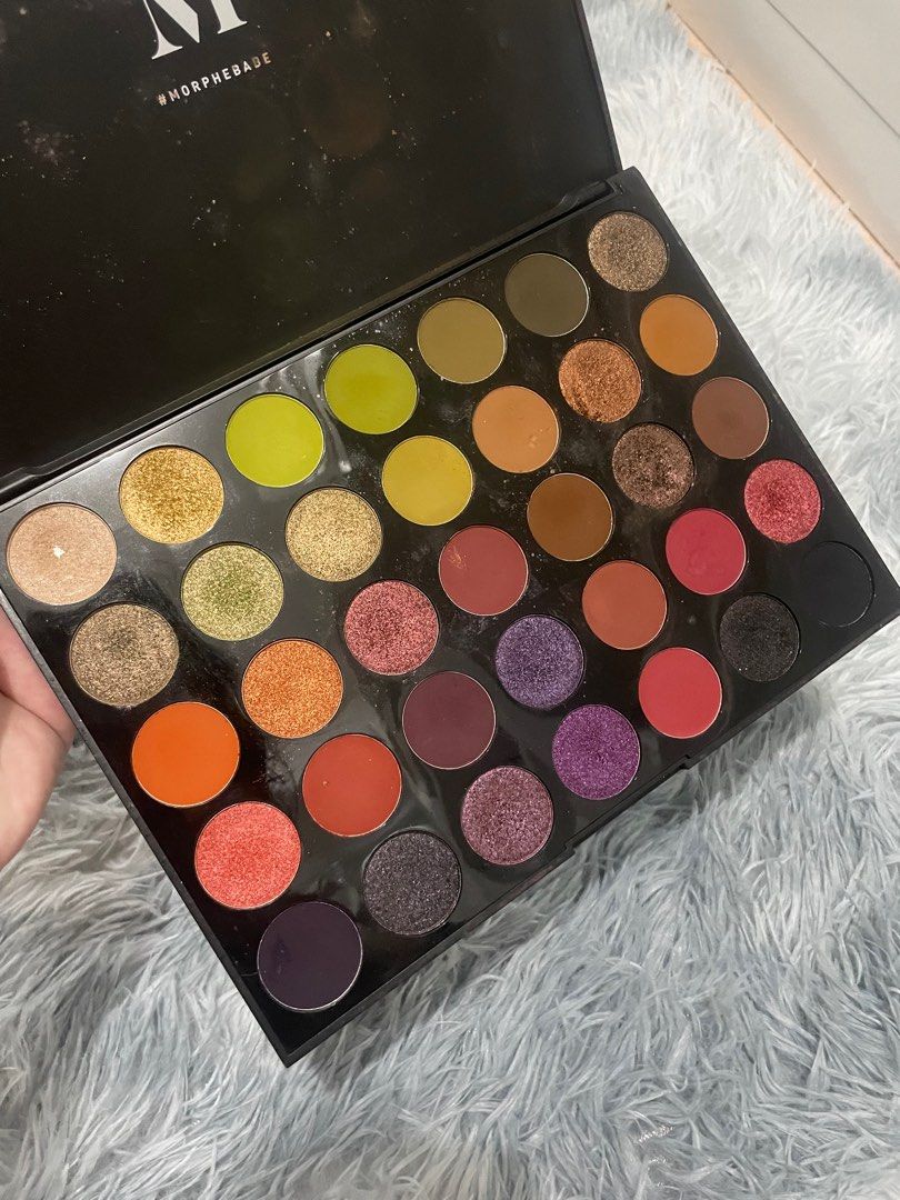 Morphe Palette 35M Boss Mood (Category: Makeup) located in Manila. Submitted by squirtybabyy (Listing ID 1322810250, Image 3). Description: Gently Used Bought it for 3000+ .