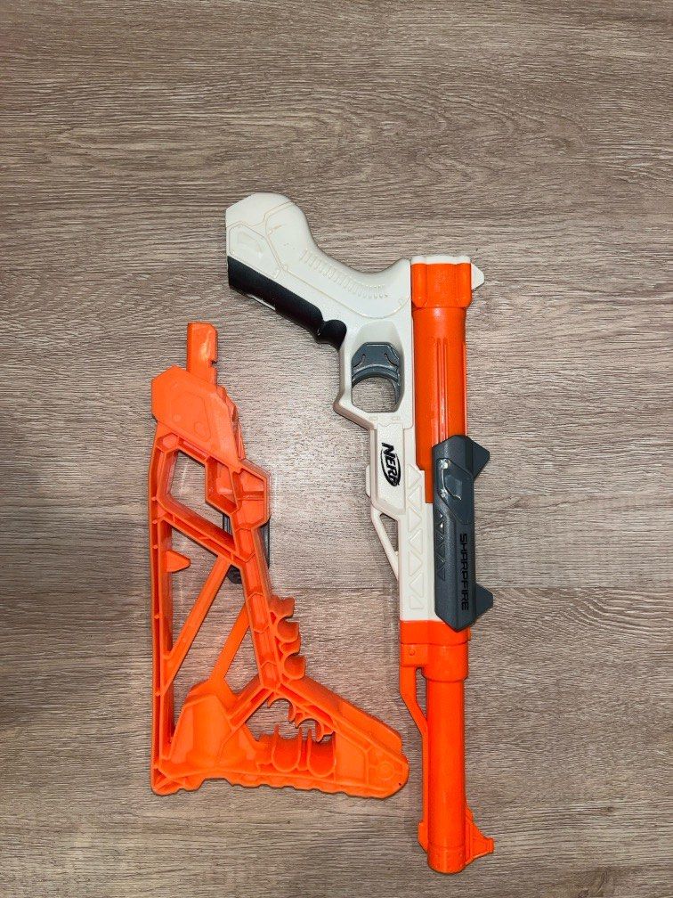 NERF SharpFire (Category: Action & Battle Toys) located in Singapore. Submitted by teetooz (Listing ID 1322886193, Image 2). Description: Feel free to text me on the details and condition of the gun. .