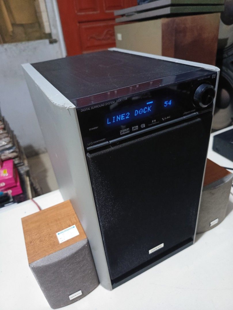 Onkyo 2.1 Digital Surround Syatem (Category: Soundbars, Speakers & Amplifiers) located in Bulacan. Submitted by rhodgz (Listing ID 1322797169, Image 2). Description: magbasa po tayo hanggang ibaba pls Price is only P2,800 issue: only front are working, need remote to run surround & center Onkyo 2.1 Digital Surround System model: HTX-11X PAW 66w 110v (need transformer) Onkyo Front Speaker model: D-L1X 30w 6ohms video available, pm lang both are te
