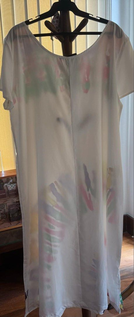 Plus Size Maxi Dress Tie Dye (2) with slit both sides (Category: Dresses) located in Manila. Submitted by etcetera.mnl (Listing ID 1322896936, Image 2). Description: Plus Size Maxi Dress Tie Dye (2) with slit both sides New/Unused Clean/washed; ready to use Perfect for your beach getaway Not cotton; very lightweight Dimension (laid flat) Shoulder - 44 cm/17.5 inches Chest - 63 cm/25inches Length - 125 cm/49 inches Brand Celmia Collection Selling 