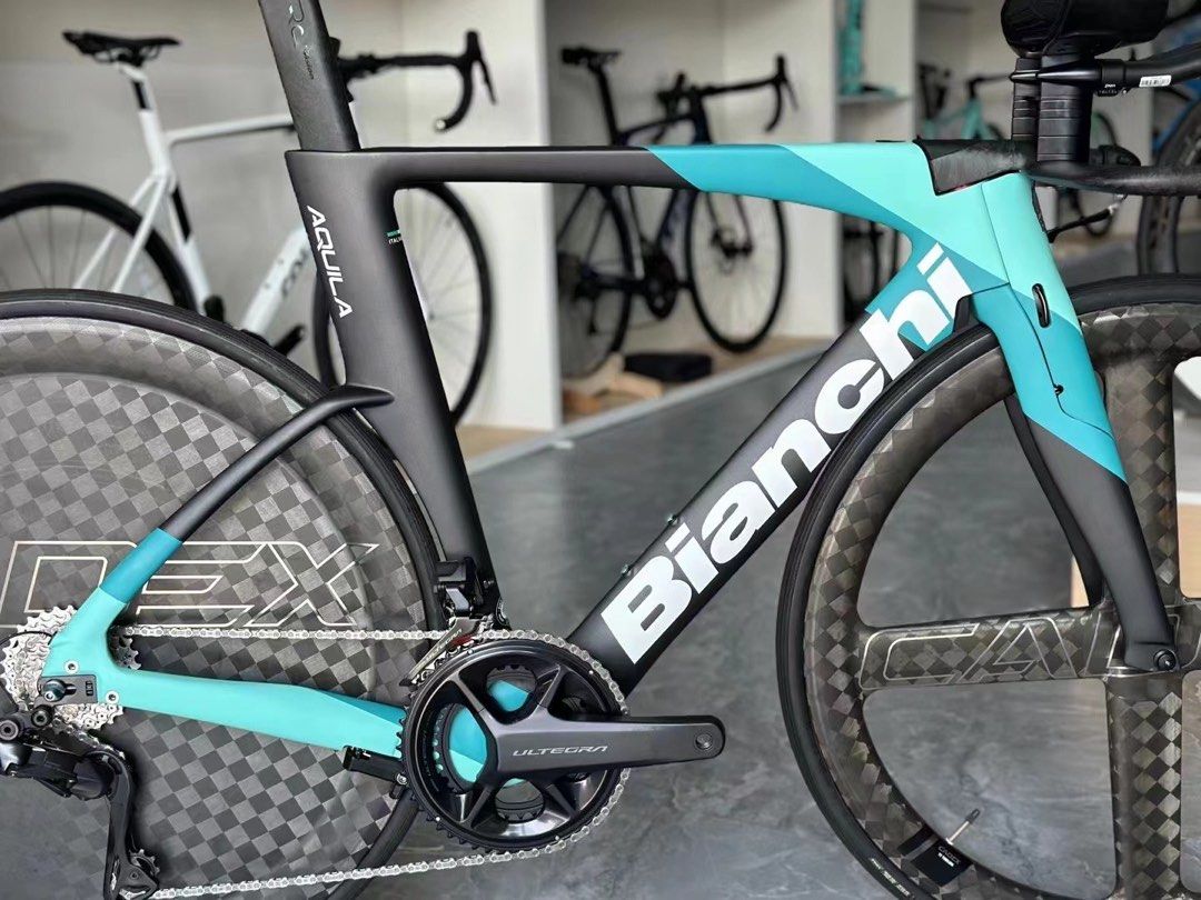 PO Bianchi Aquila TT XS frameset triathlon road bike