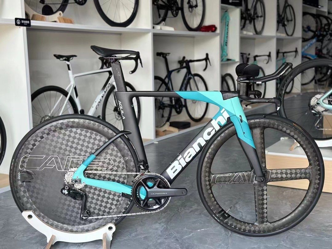 PO] Bianchi Aquila TT XS frameset |triathlon road bike, Sports