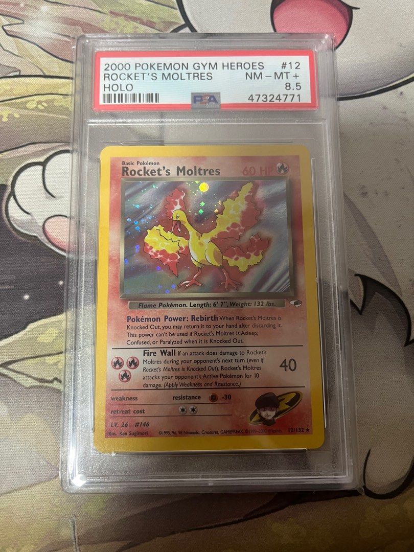 Pokemon PSA 8.5 Rocket Moltres Holo Vintage, Hobbies & Toys, Toys & Games on Carousell Pokemon PSA 8.5 Rocket Moltres Holo Vintage, Hobbies & Toys, Toys & Games on Carousell
