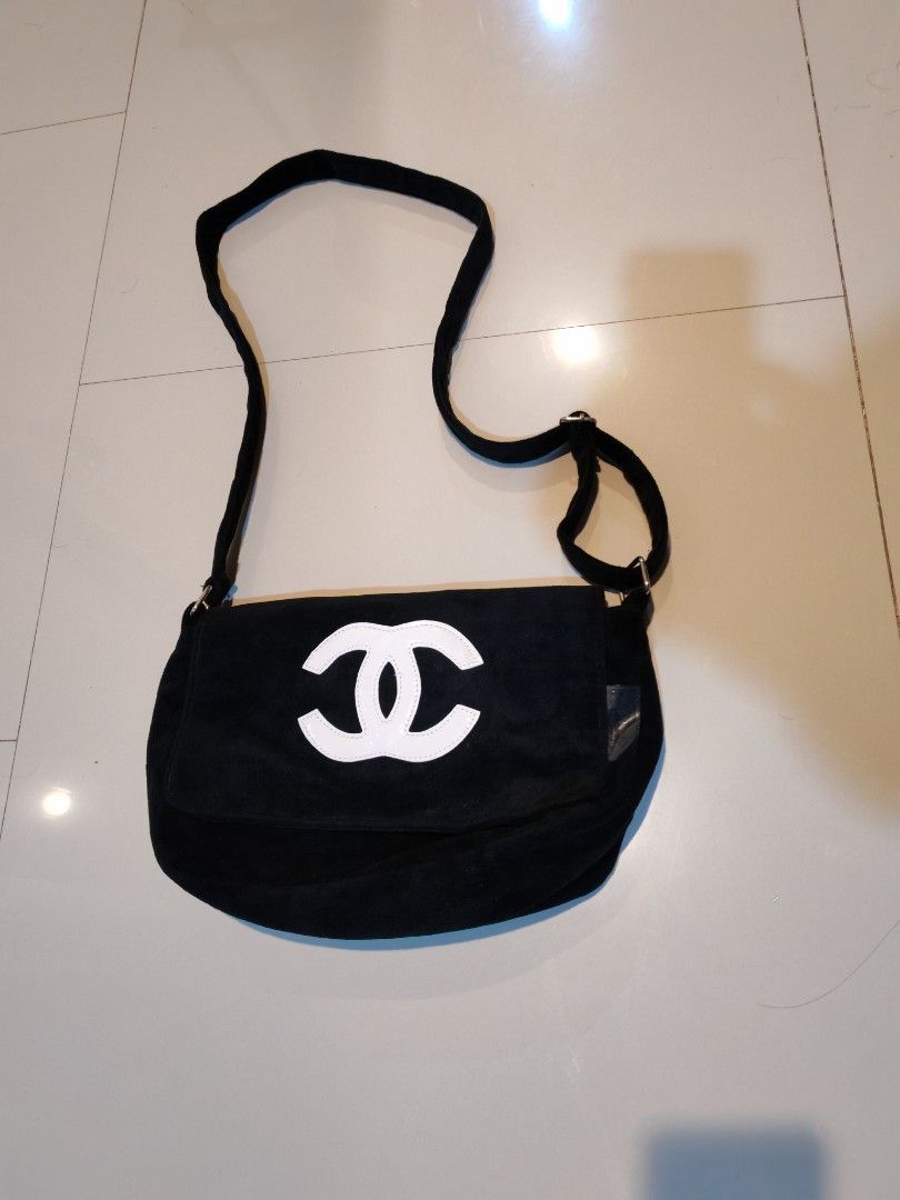 Preloved Chanel Precision sling bag (Category: Luxury Bags & Wallets) located in Davao. Submitted by athenaprelovedph (Listing ID 1322847787, Image 1). Description: Medium size, adjustable strap, with tag In very good condition, slightly used.