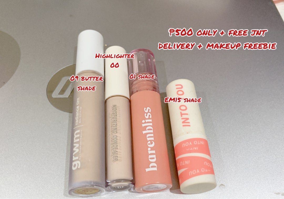 Preloved Makeup set and Bundle available (Category: Makeup) located in Paranaque City. Submitted by kiwimochi297244 (Listing ID 1313901646, Image 1). Description: Kindly take note on the prices written in the picture. Price is still negotiable Price range: ₱80 -₱400 Free shipping if take all ₱2,000 ( metro Manila only) Note: expiration date = DEC 2025 and 2026 ( 90-95% unused) .