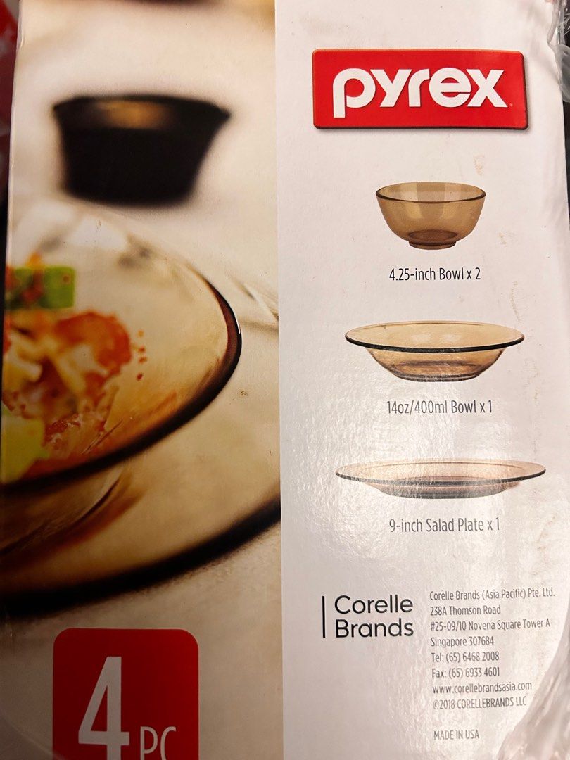 Pyrex Amberware Dinnerware 4pc Set (Category: Dinnerware & Cutlery) located in Angeles City. Submitted by psumbillo (Listing ID 1322899405, Image 2). Description: Pyrex Amber Dinnerware 4pc Set Microwave Safe Freezer Safe Easy Clean Up Top Rack Diswasher Safe .