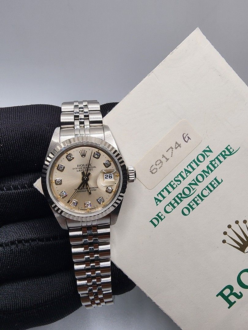 Big diamond rolex top