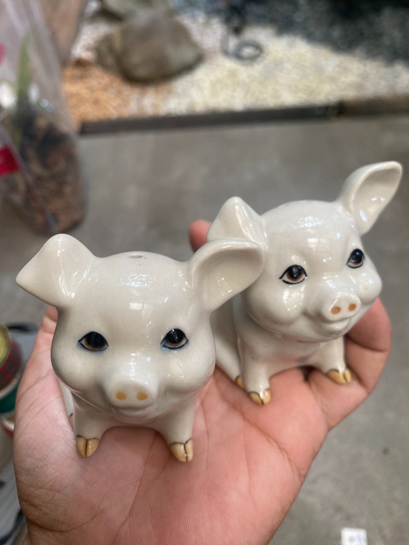 Salt & Pepper Shakers - Ceramic Pigs, Furniture & Home Living ...