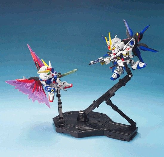 SDBB Strike Freedom Gundam VS Destiny Gundam set (Category: Gundam Model Kits) located in Singapore. Submitted by gs3353 (Listing ID 1322846967, Image 2). Description: *** Kit is new, but missing user manual. Which can be found online easily. *** The Action Base shown in the 1st & 2nd photo above are not included, sold separately. *** Fixed price, no bargaining. So don't bother asking. Will not respond to lower offers and won't hesitate to block 
