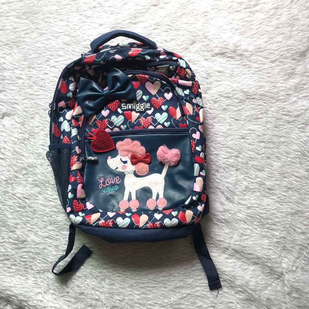 Smiggle poodle backpack cheap