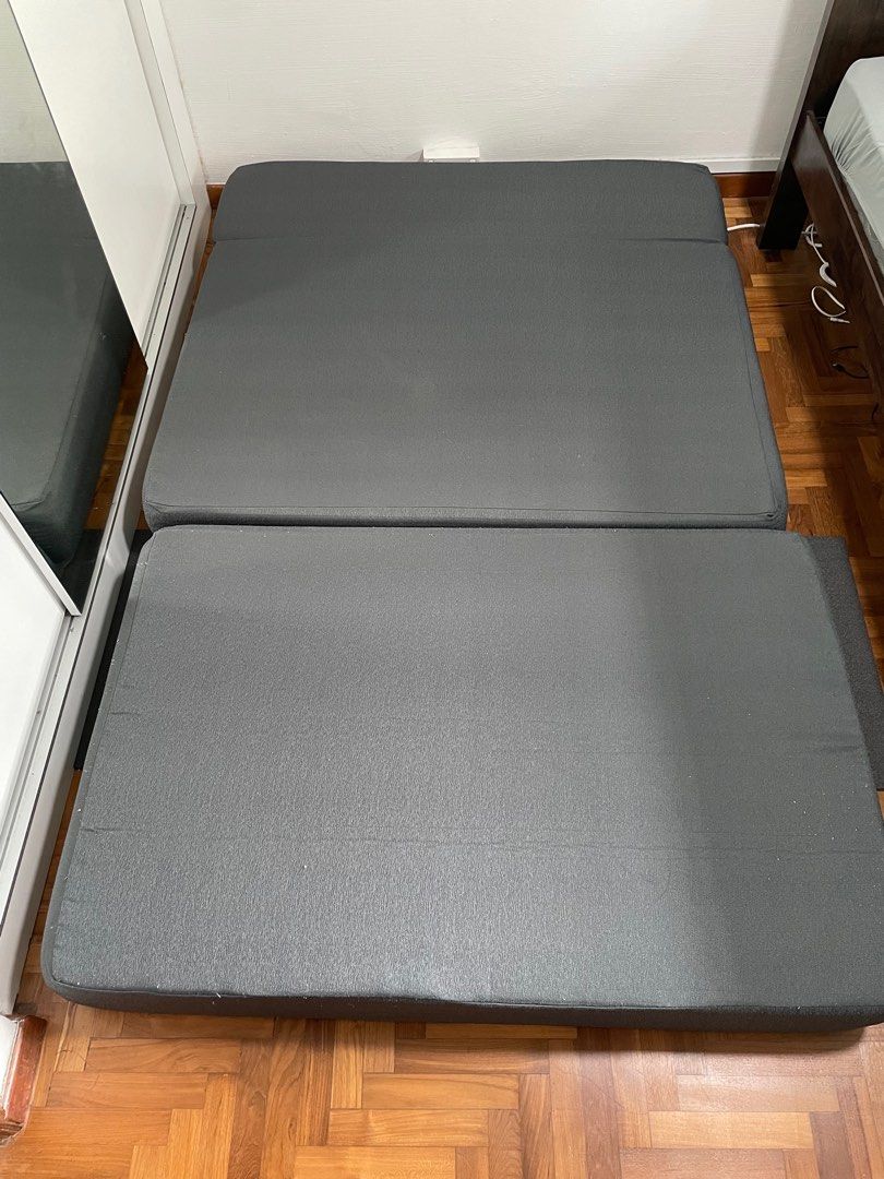 Sofa Bed (Category: Sofas) located in Singapore. Submitted by drei26 (Listing ID 1322790402, Image 2). Description: 2 seater Sofa Bed from Ikea Seldom used 1 year old Reason for selling: Relocating overseas.