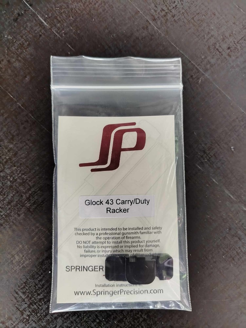 Springer Precision Carry/Duty EZ Slide Racker for Glock 43, Everything ...