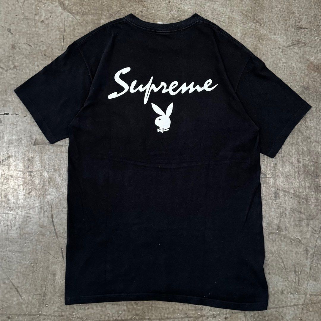 Supreme x playboy pocket tee hotsell