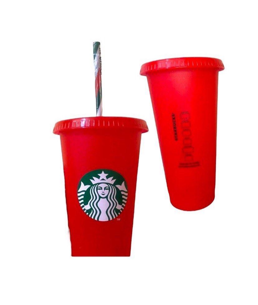Starbucks Red Glitter Plastic Reusable Cold Cup (Category: Water Bottles & Tumblers) located in Manila. Submitted by justinstyleee (Listing ID 1322769075, Image 2). Description: Glittery, red 24 fl oz reusable cold cup adds a touch of sparkle to your everyday cold beverages. - Single-Wall Plastic - For Cold Beverages Only - Top-Rack Dishwasher-Safe - Straw Lid Stock on hand- 10 pcs.