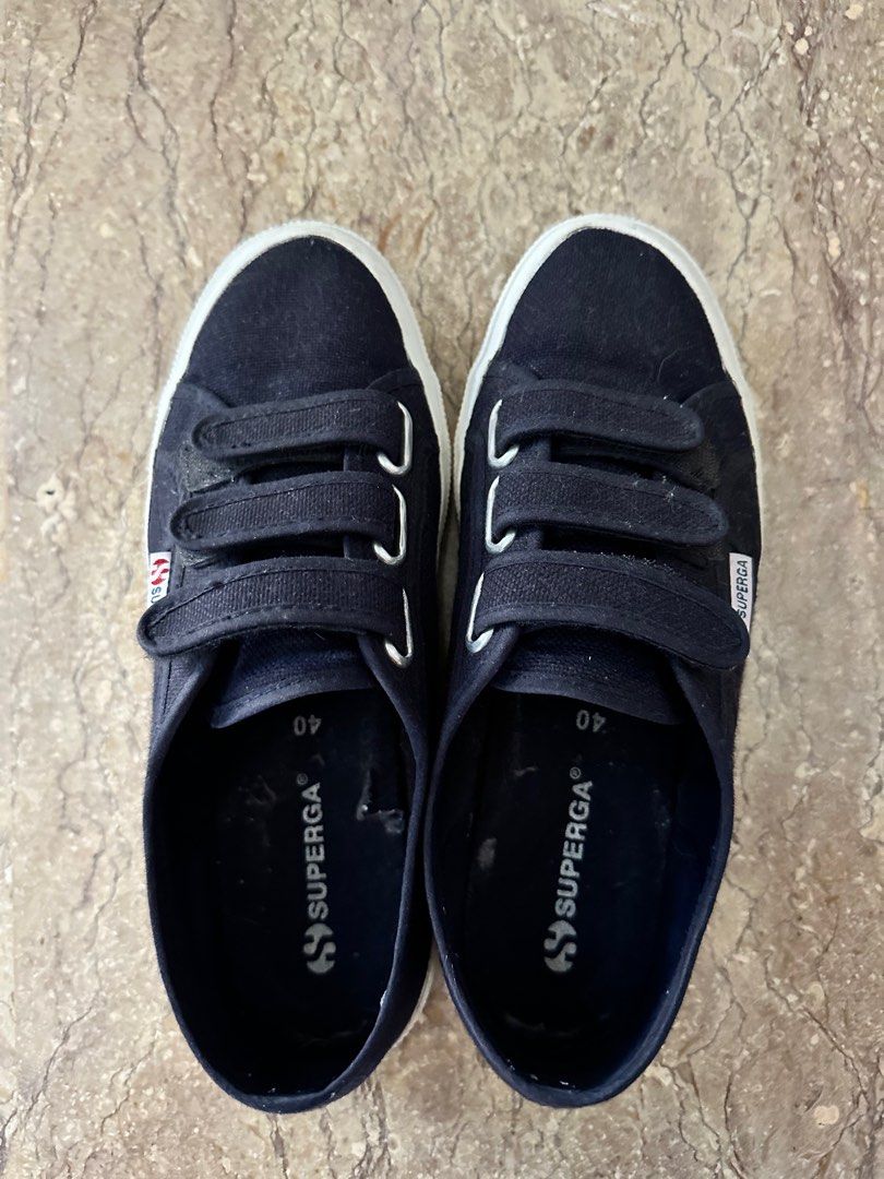 Superga strap navy discount